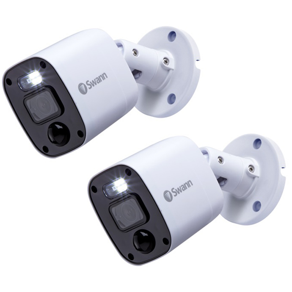 Swann 1080P Wired DVR CCTV HD Bullet Camera Kit 2 Pack Image 1