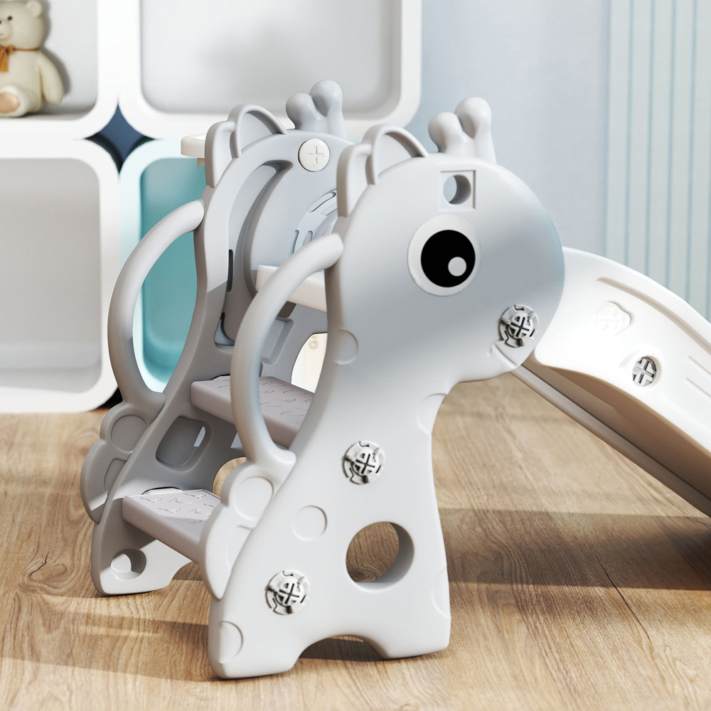Tommy Toys 3-in-1 Grey Kids Slide Image 4