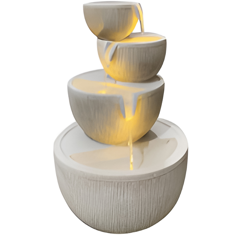 Tranquillity Hampton Solar Powered LED Water Feature Image