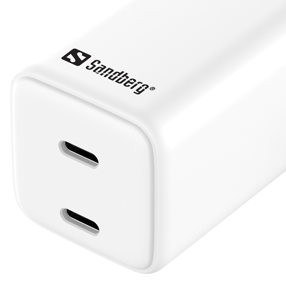 Sandberg White AC Dual Charger Image 2