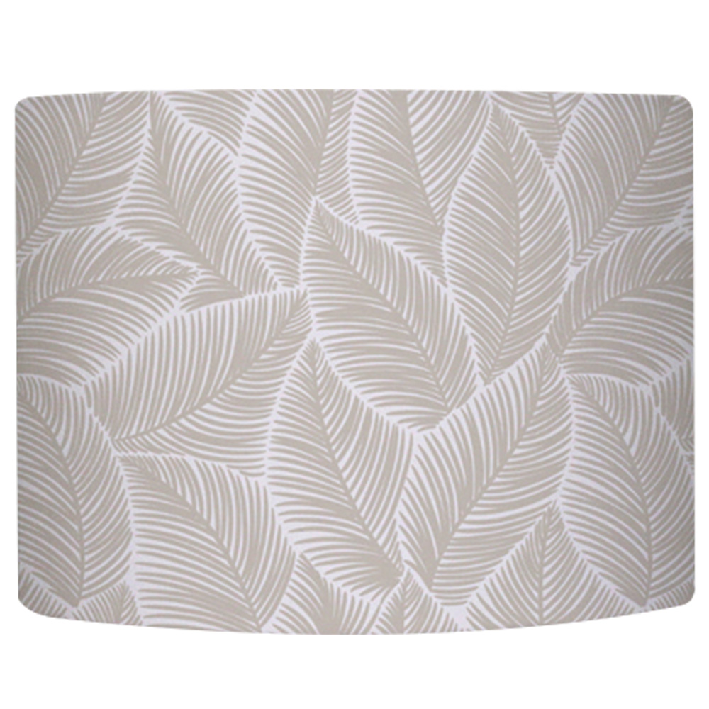 Benjamin Tate Design Small Beige Leaves Lamp Shade Image 1