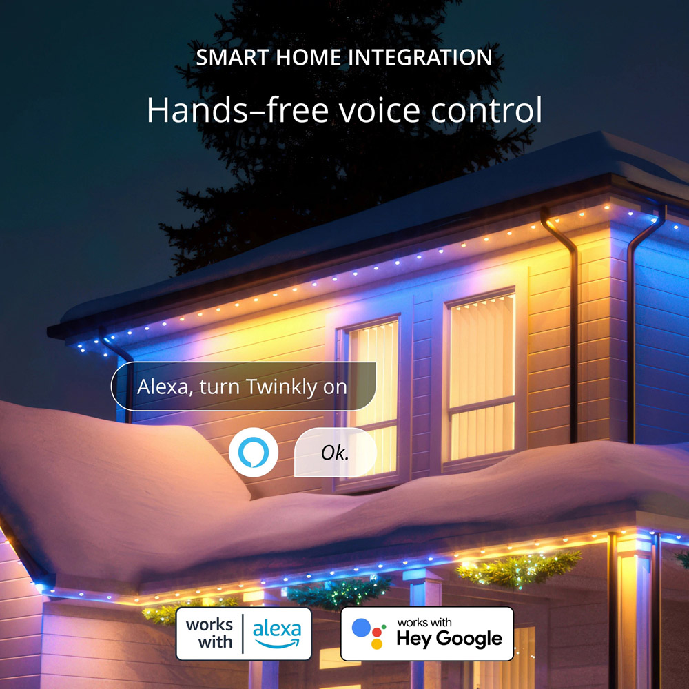 Twinkly 72 RGB LED Smart White Cable Permanent Light Strip 30m Image 8