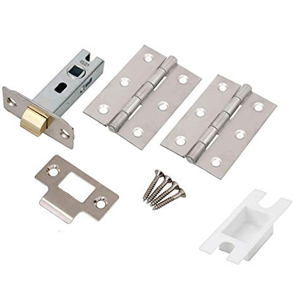 Golden Grace Polished Chrome Cadenza Door Handle Set 6 Pack Image 3