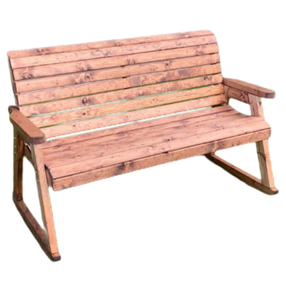 Charles Taylor 3 Seater Outdoor Rocker Bench Image 2