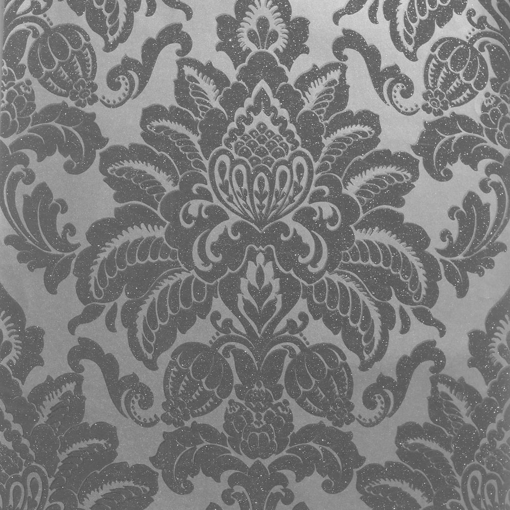 Arthouse Glisten Gunmetal Grey Wallpaper Image 1