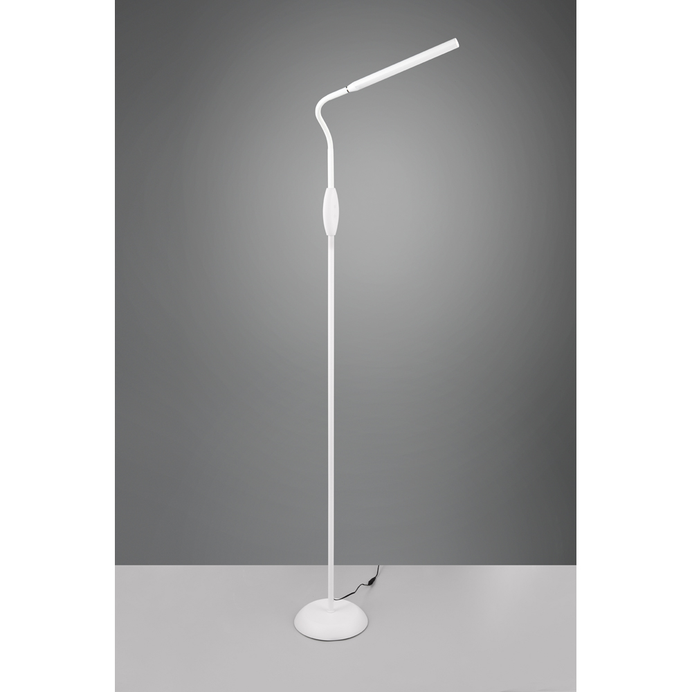 TRIO Toro White LED Floor Lamp Image 8
