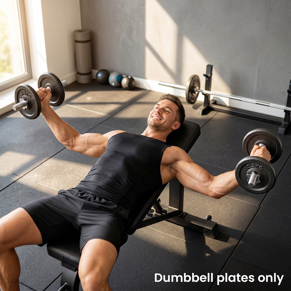 SPORTNOW Weight Plates Set 2.5kg 4 Pack Image 6