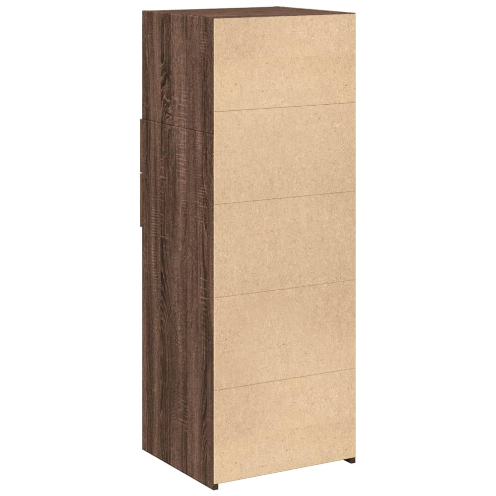 vidaXL 2 Drawer 3 Shelf Brown Oak Highboard Image 6