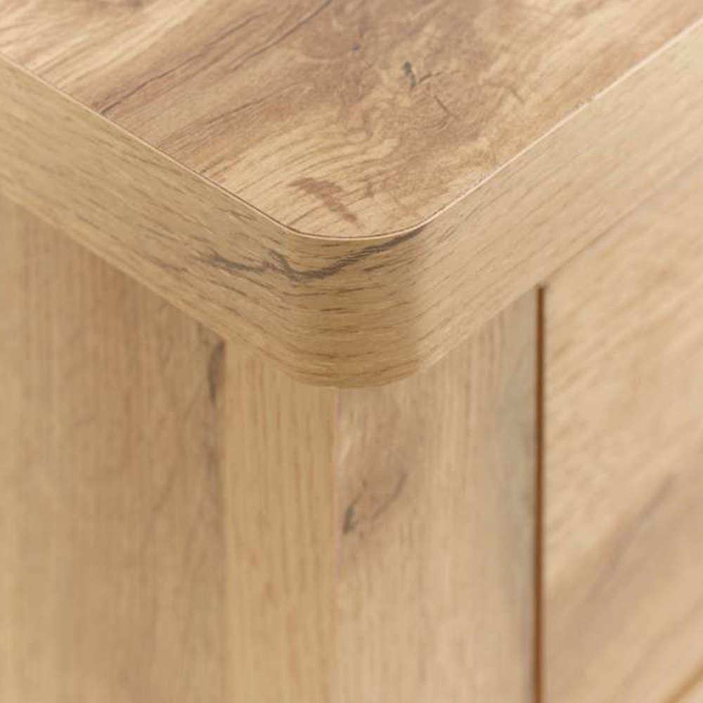 Hampstead 3 Drawer Wooden Bedside Table Image 7