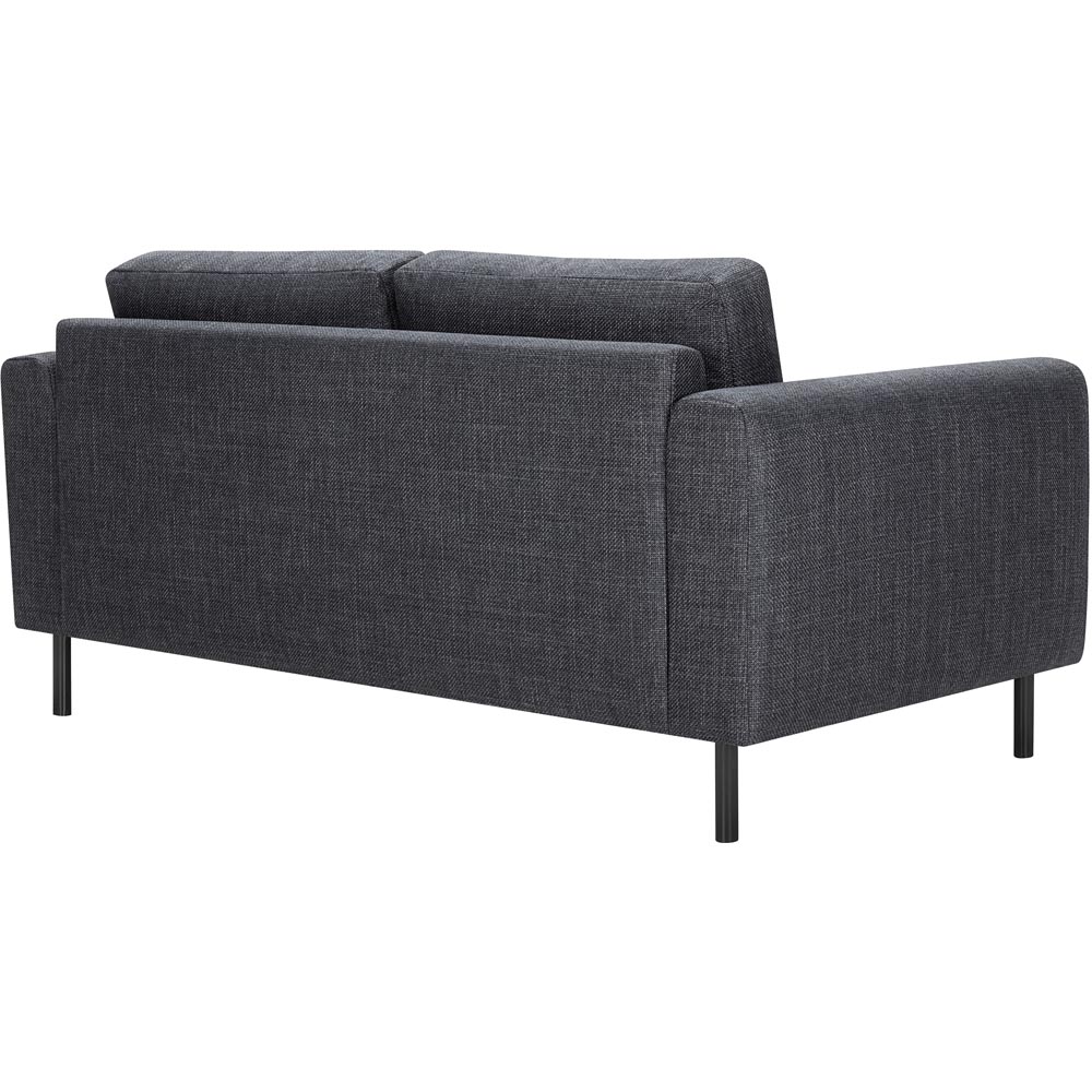 Florence Omaha 4 Seater Dark Grey Basel Fabric Sofa Set Image 5