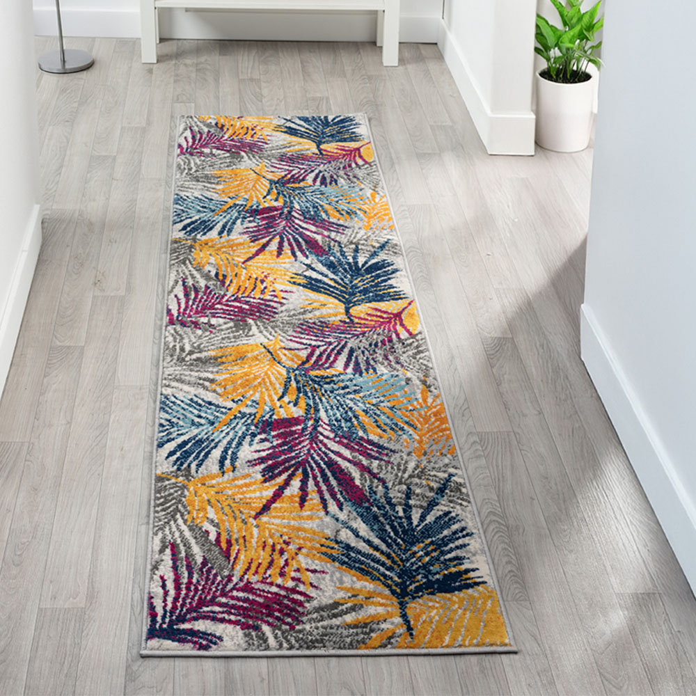 Desire Rugs San Marino Multicolour Leaf Rug 160 x 230cm Image 6