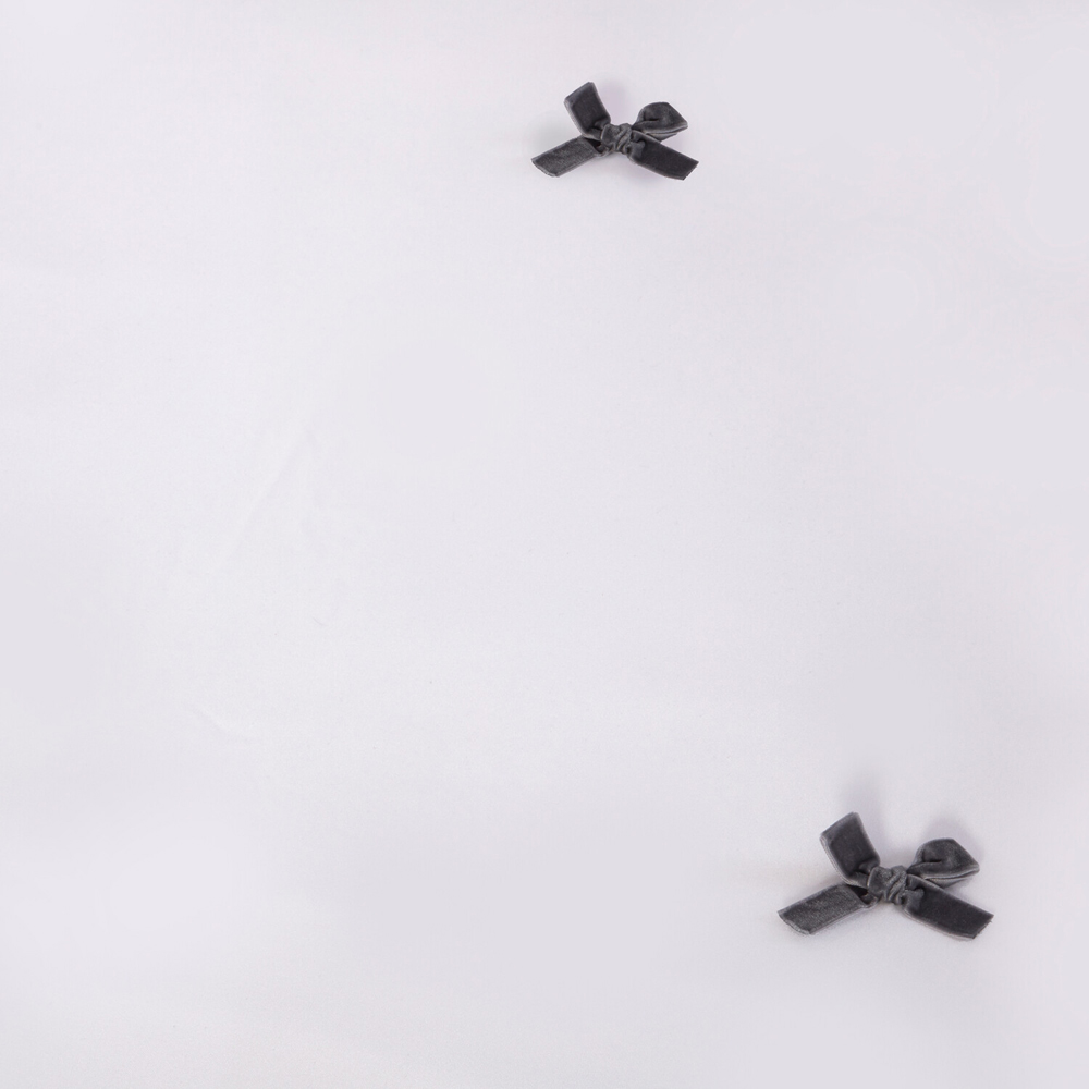 Belle Bow BeddingWhiteSingle Image 3