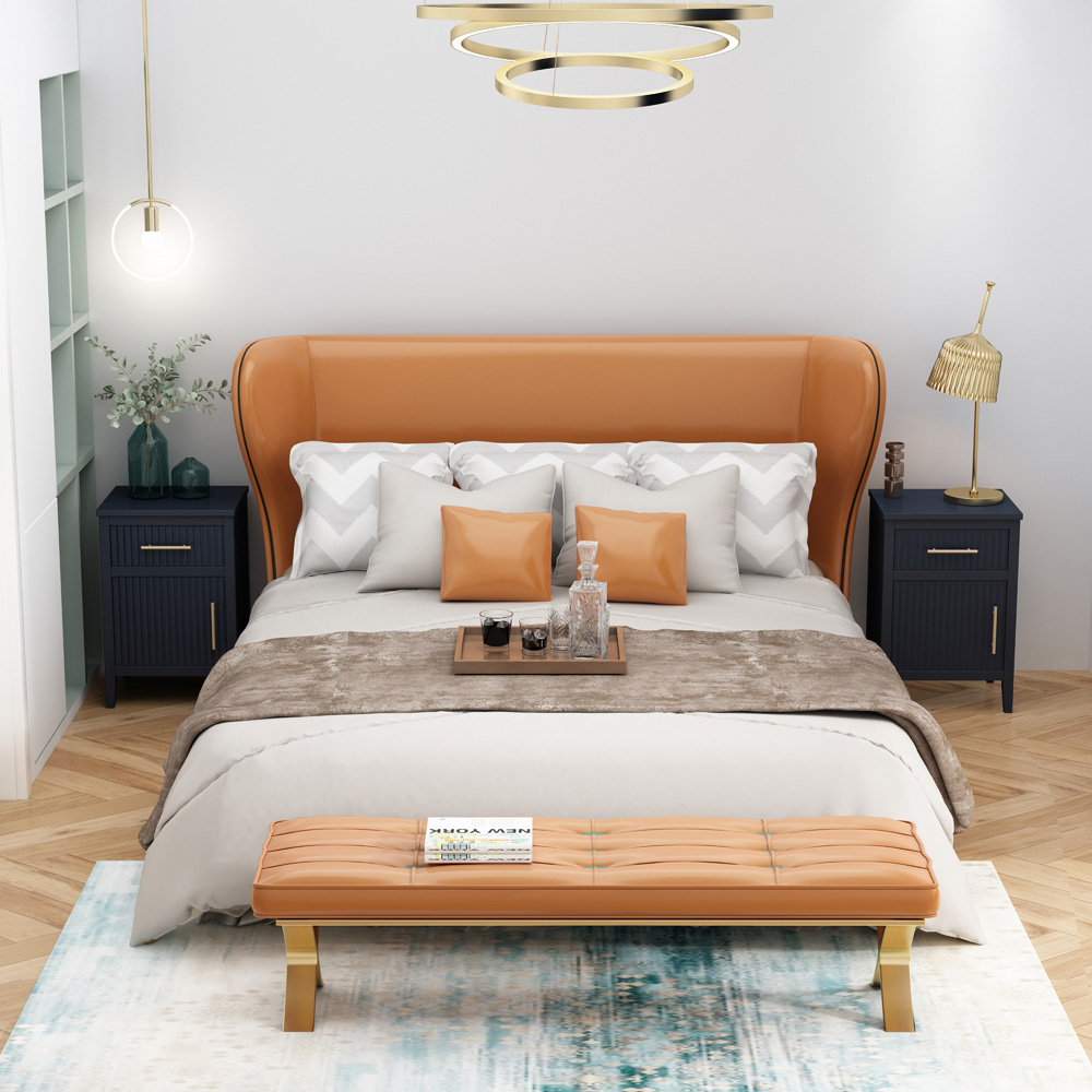 Monti Single Door Single Drawer Charcoal Bedside Table Image 8