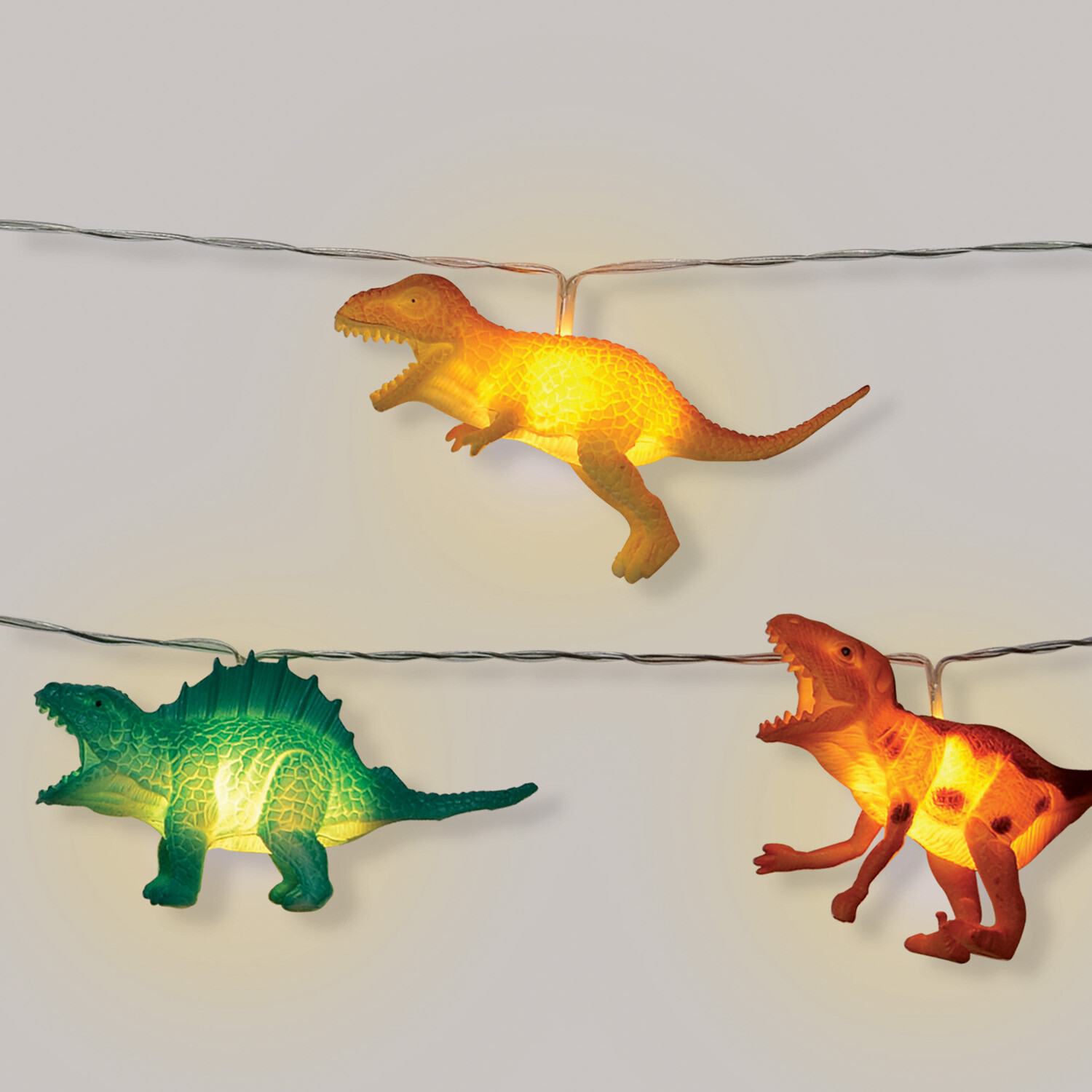 15 LED Dinosaur String Light Image 5