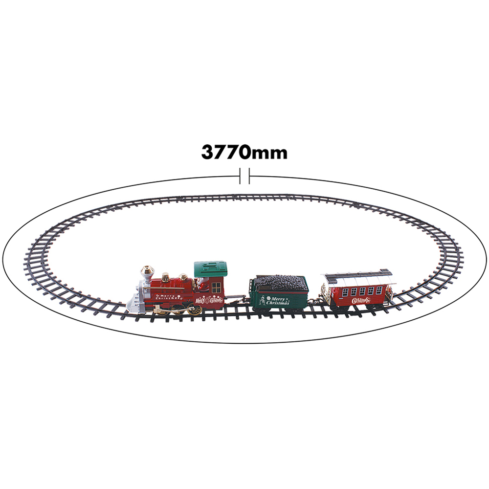 St Helens 2 Carriages Battery Operated Christmas Train Set Image 6
