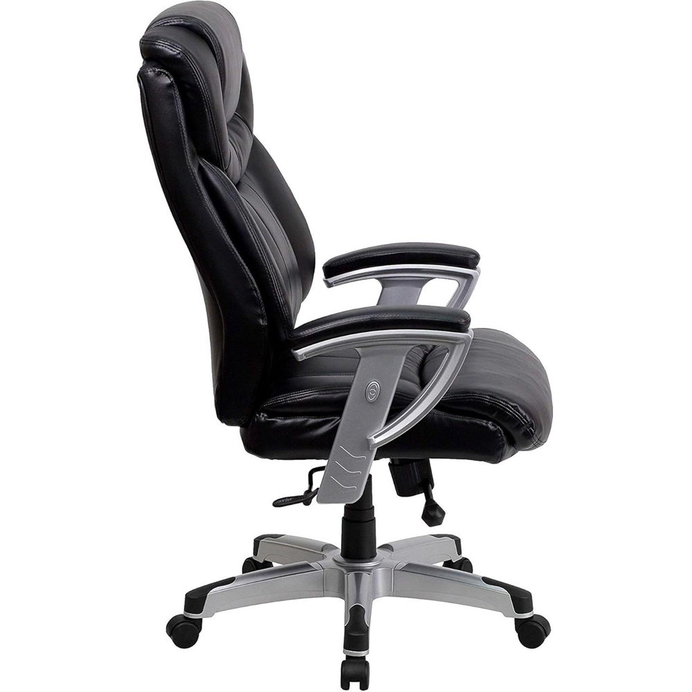 FWStyle Black Faux Leather High Back Executive Office Chair Image 3