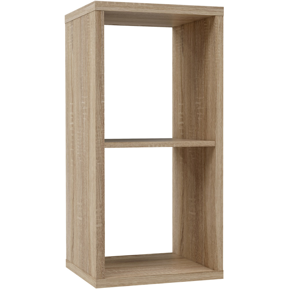 Florence Mauro 2 Shelf Sonoma Oak Bookshelf Image 2