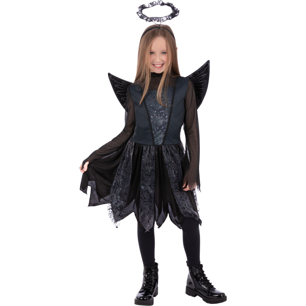 Rubies Kids Dark Angel Halloween Costume 7-9 Years Image 1