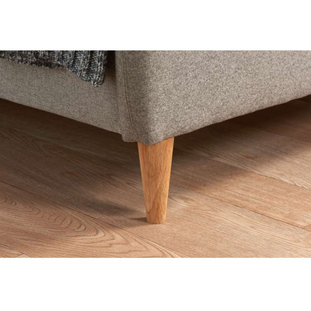 Quebec King Size Grey Bed Image 8