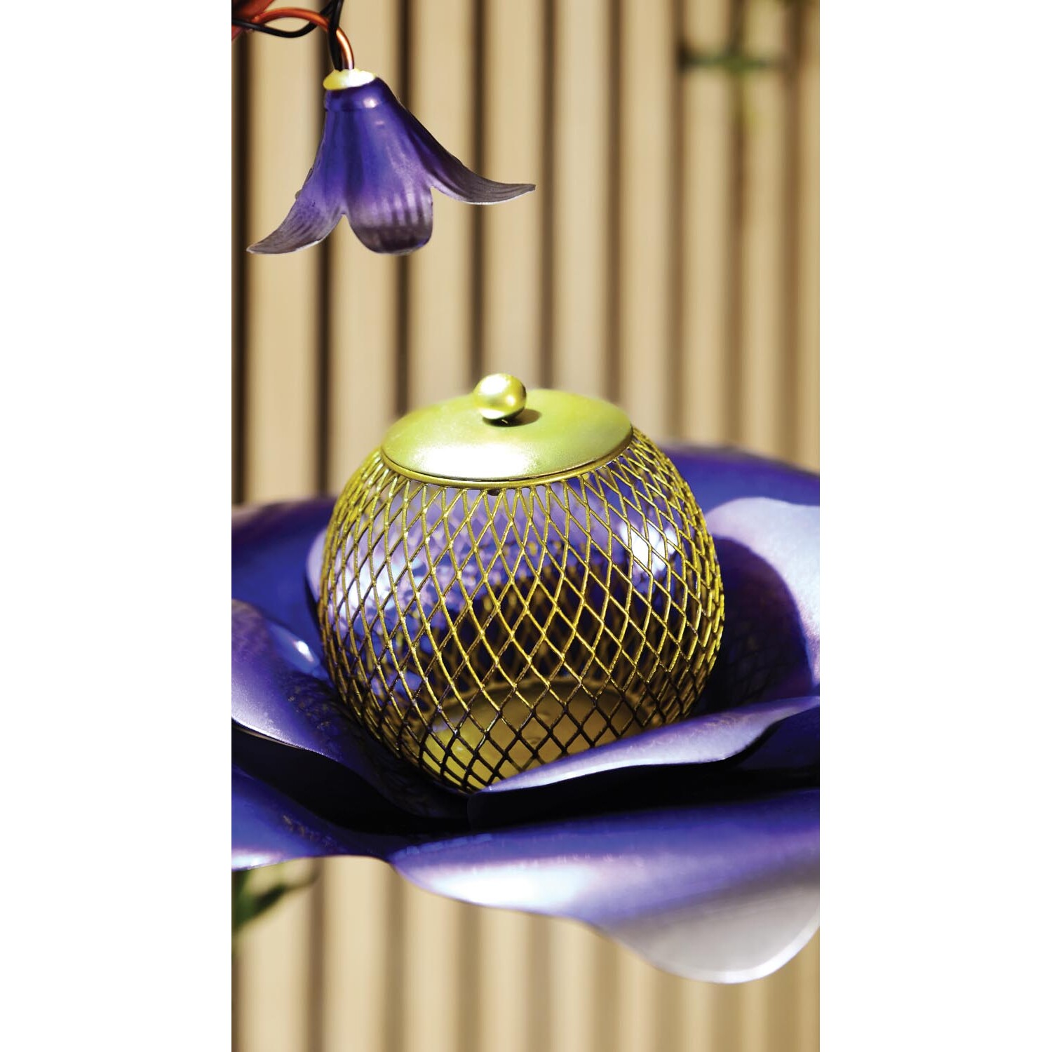 Solar Hanging Flower Birdfeeder Image 6
