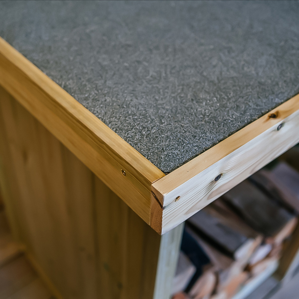 The Garden Village Billington 7 x 3ft Large Log Shed Image 5