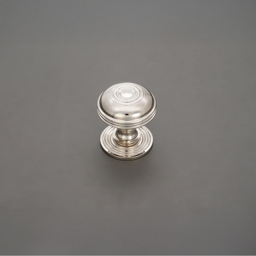 Spira Brass Preston Polished Nickel Large 38mm Cupboard Knob Image 2