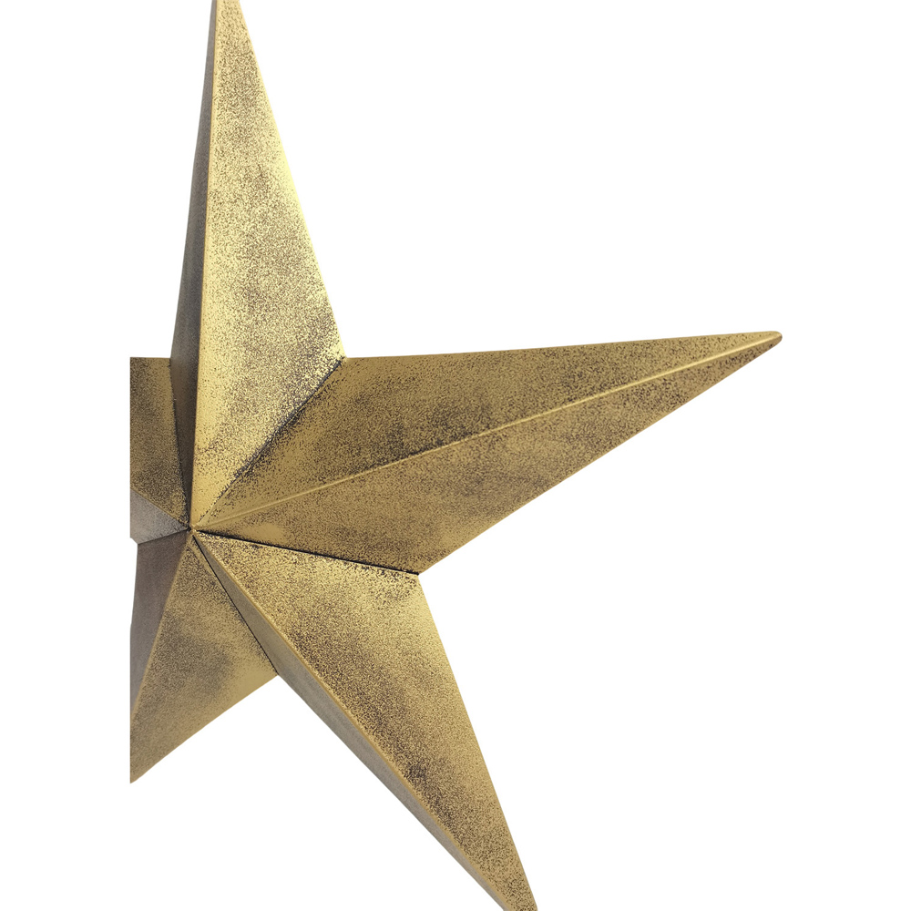 Antique Metal Star Bronze Image 3
