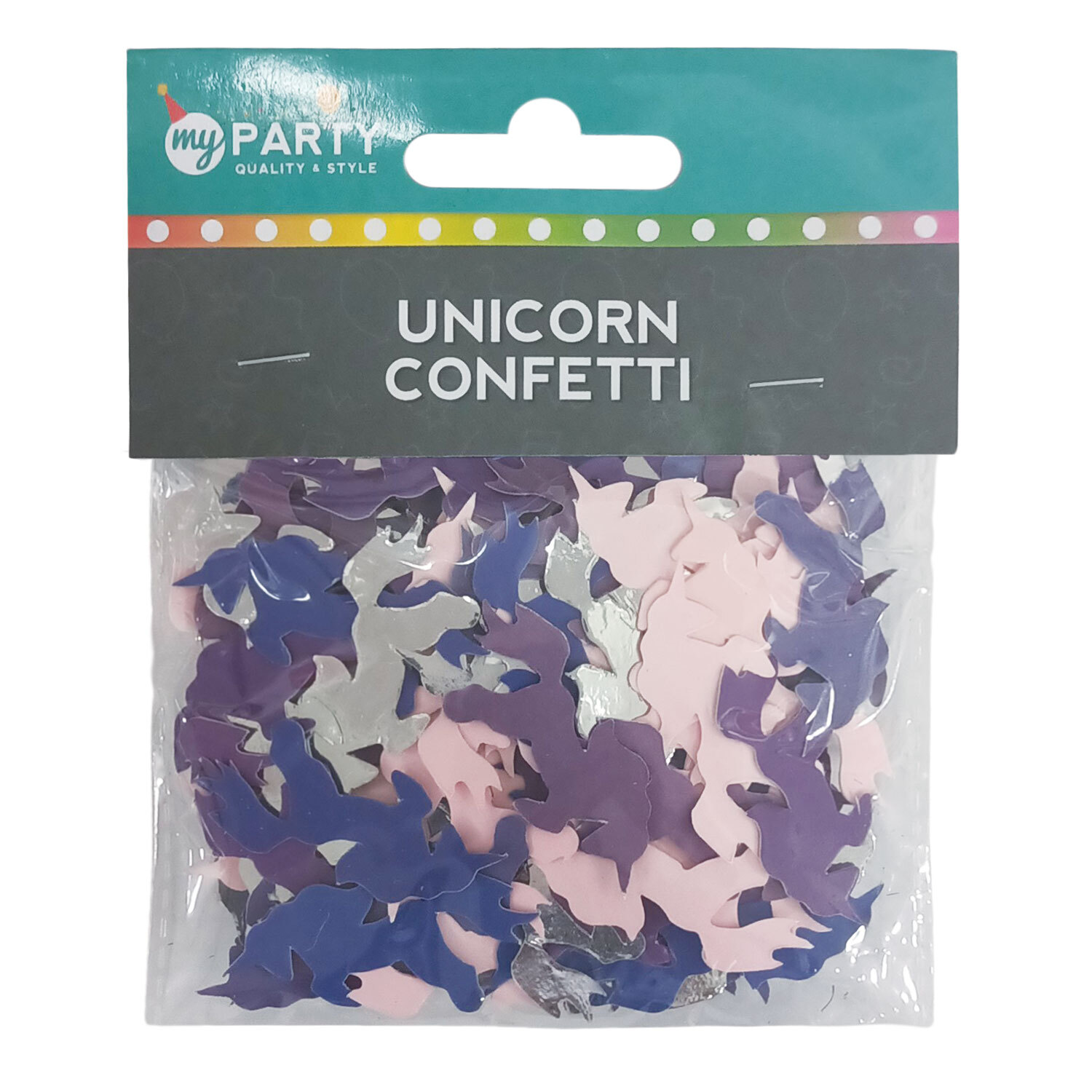 Unicorn Shape Confetti Image