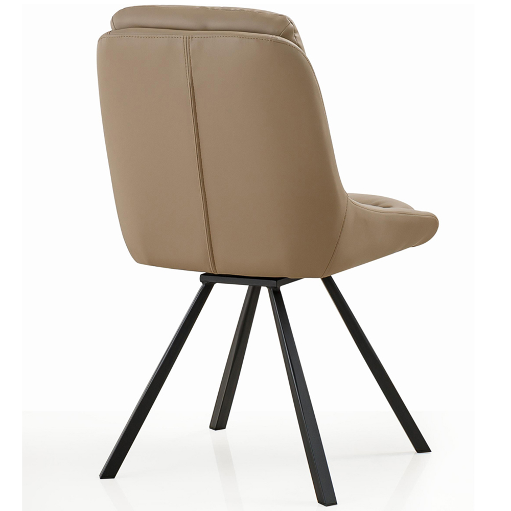 Portland Monza Mink Swivel Dining Chair Image 5