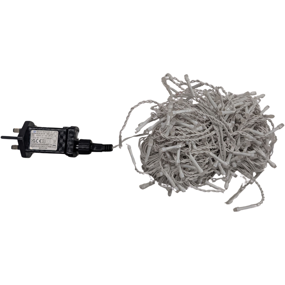 Premier IcicleBrights 300 Cool White LED String Light 7.5m Image 2
