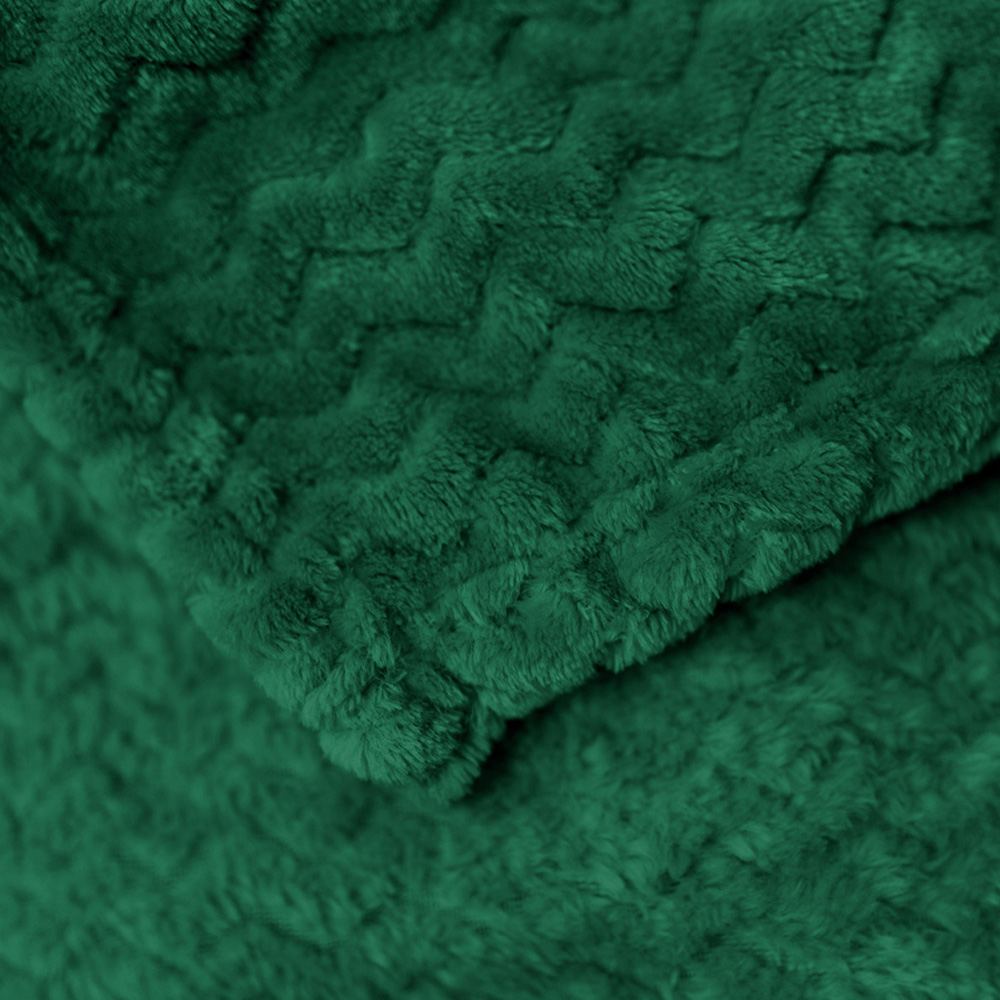 Velosso Emerald Moda Plush Throw 127 x 152cm Image 3
