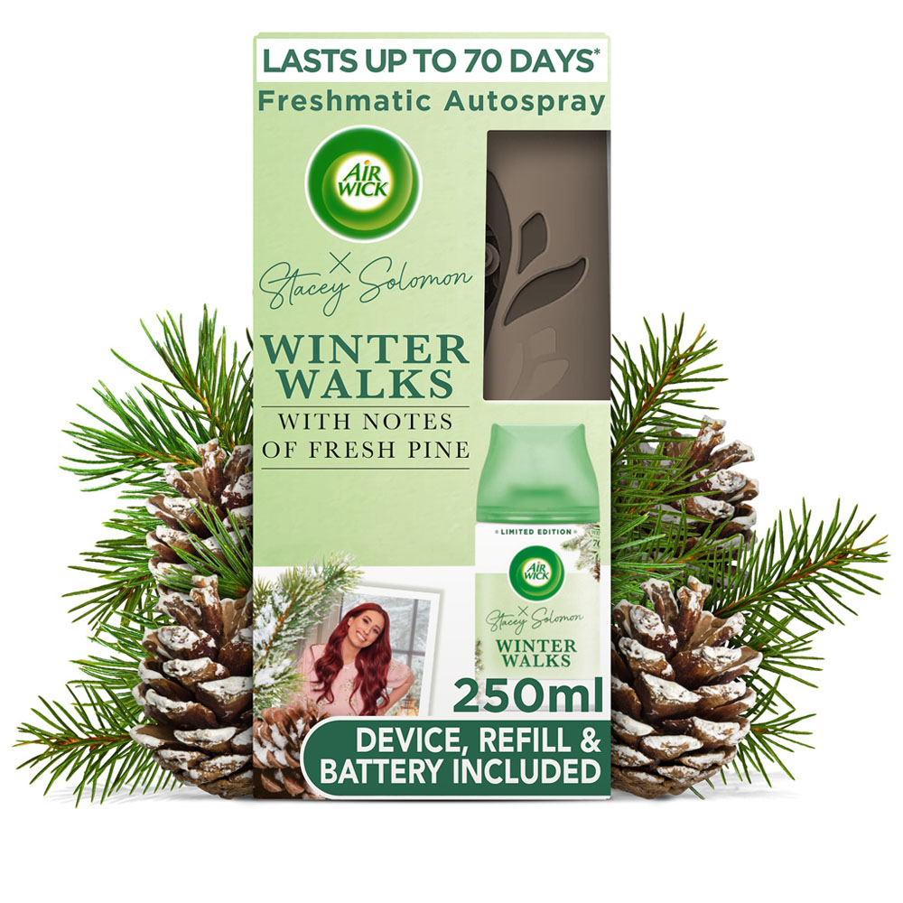 Air Wick Stacey Solomon Pine Freshmatic Autospray Kit Wilko