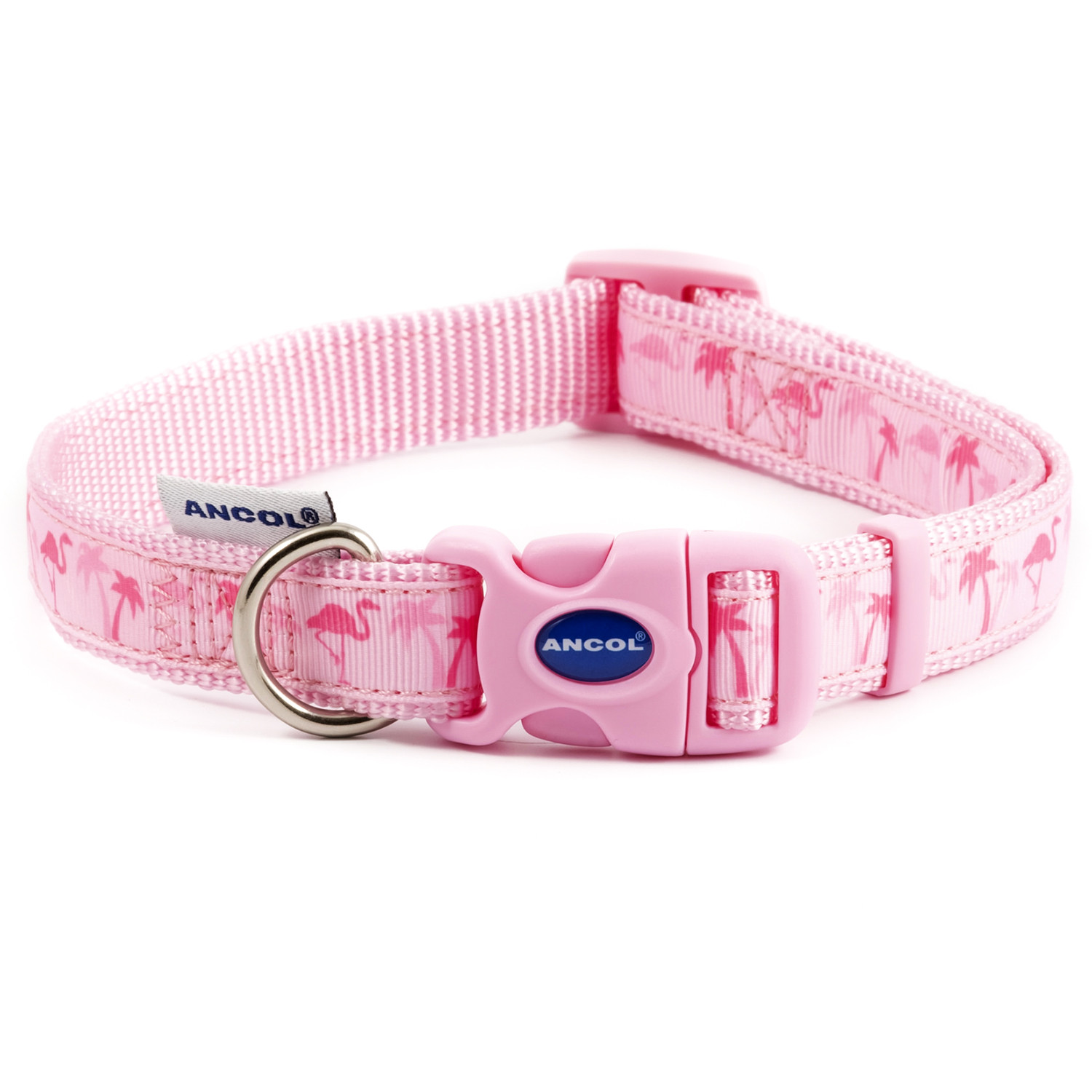Pink Flamingo Adjustable Collar - Medium Image