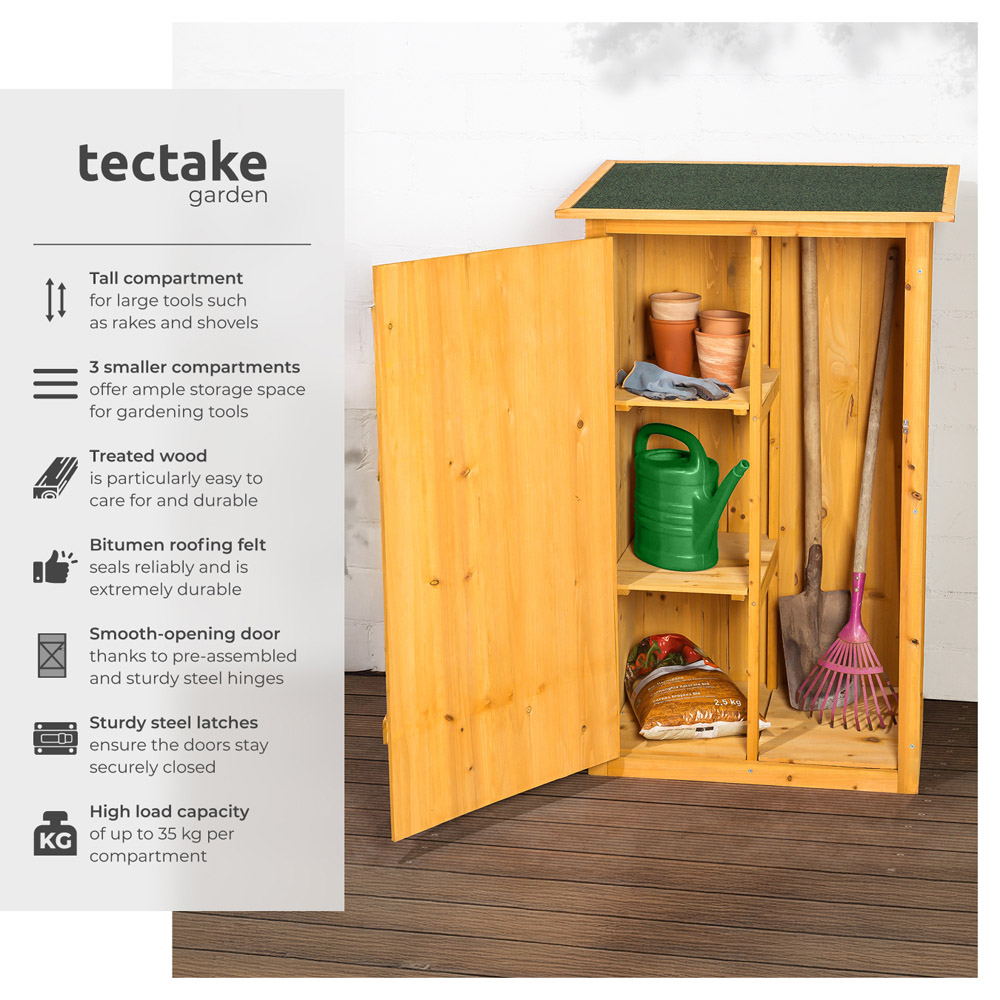 tectake Taman 75 x 56cm Bitumen Roofing Felt Garden Shed Image 6