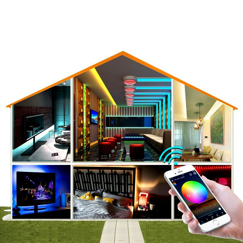 ENER-J Smart Wi-Fi Colour Changing LED Tape Strip Kit 5m Image 3