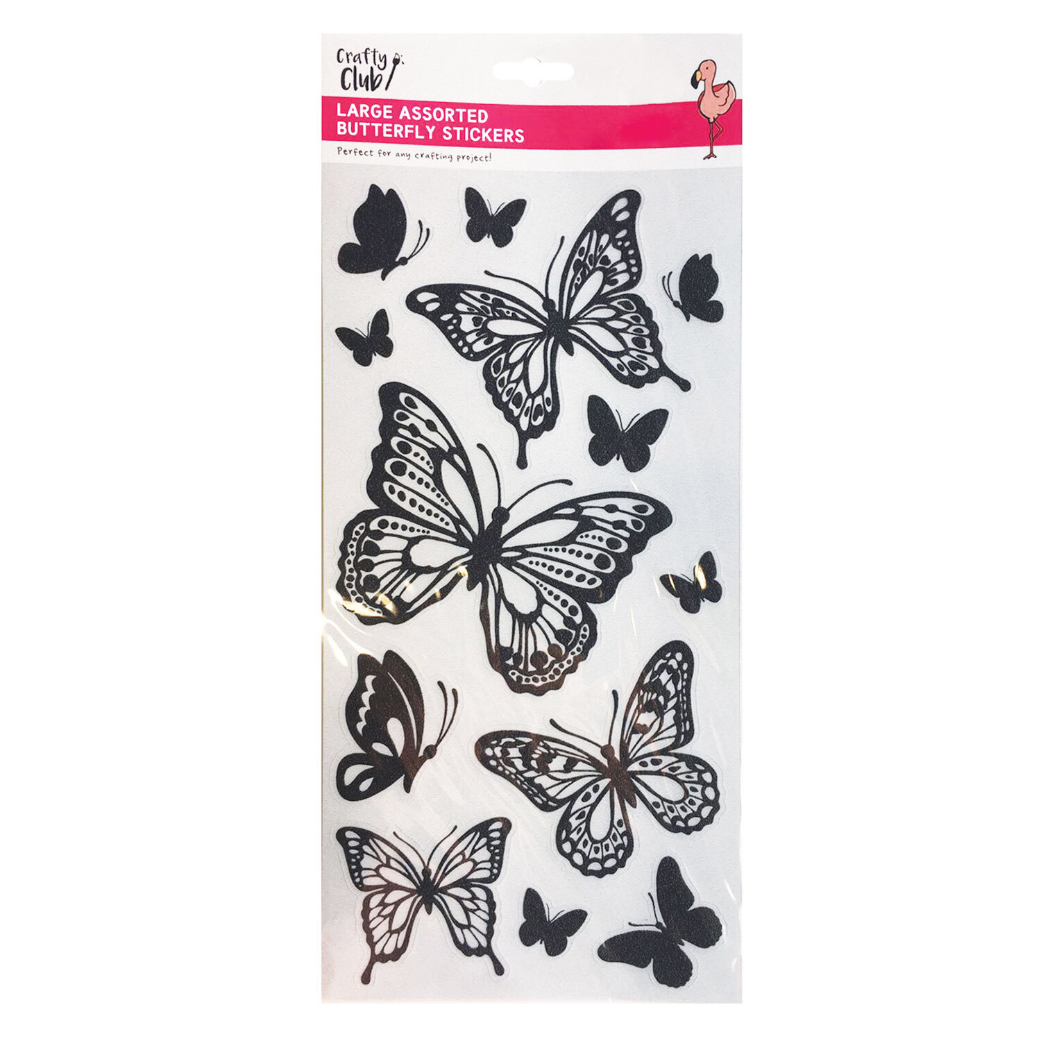 Crafty Club Large Butterfly Stickers Image 1