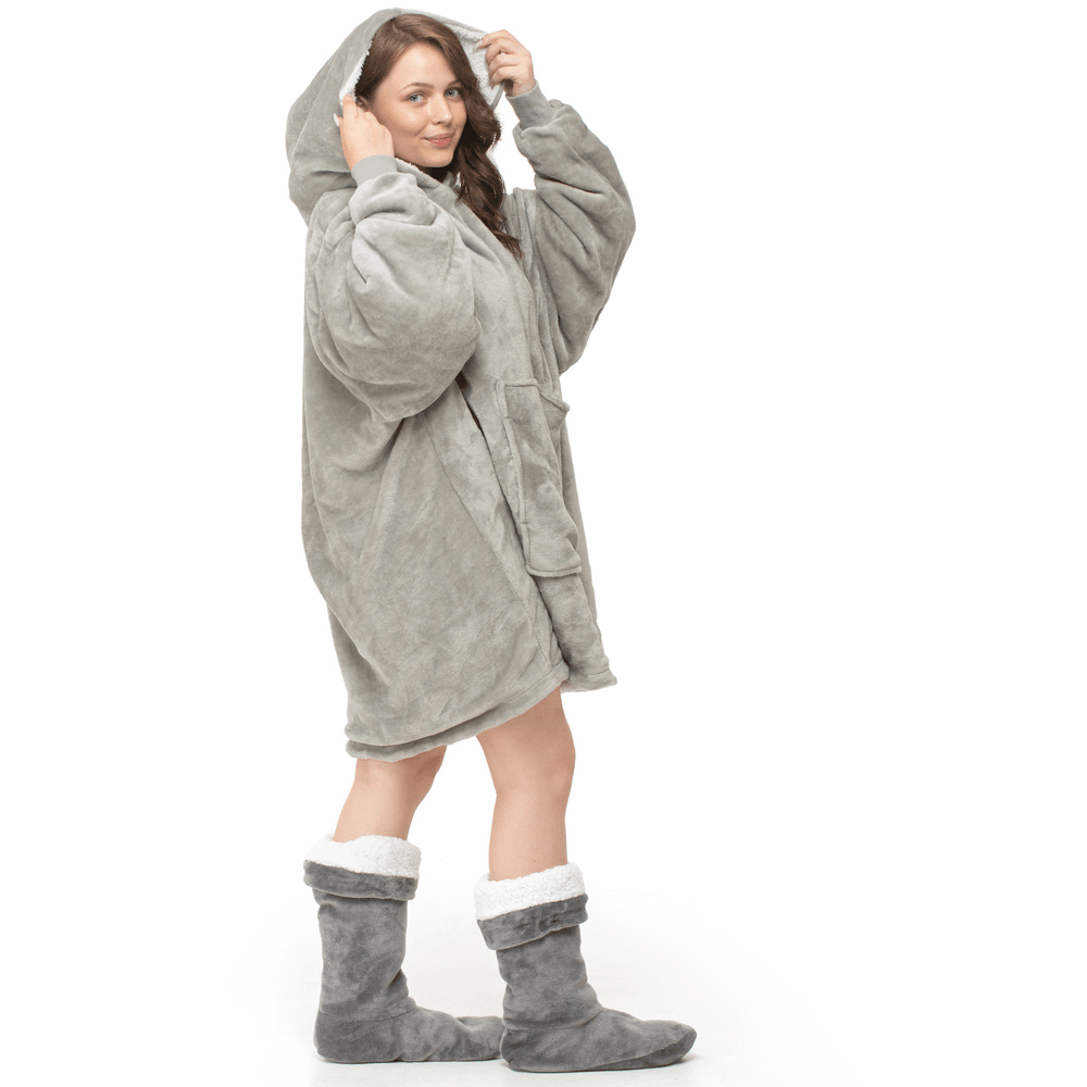 Velosso Hoodie Oversize Grey Image 2