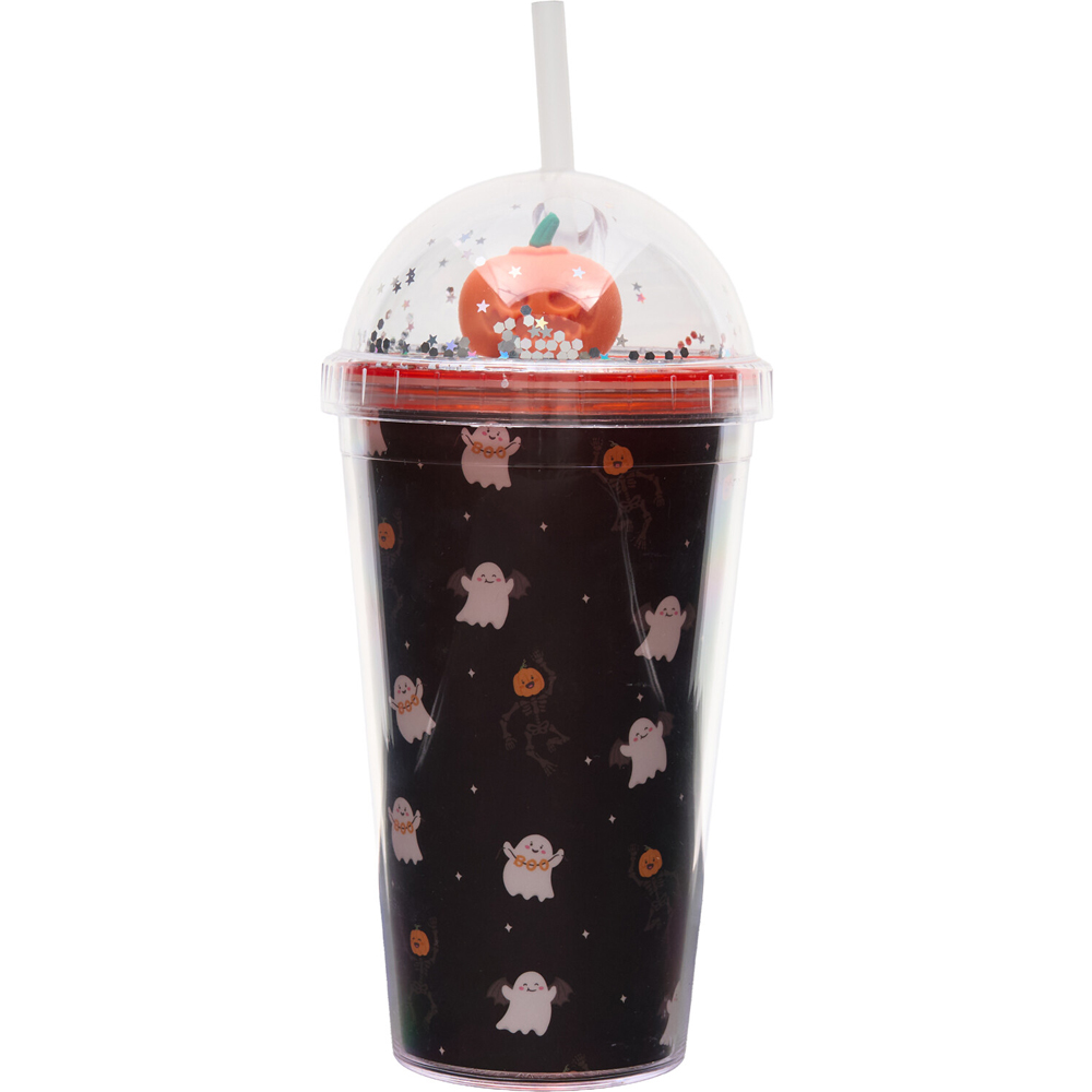 Halloween Figure Tumbler with Straw Image 6