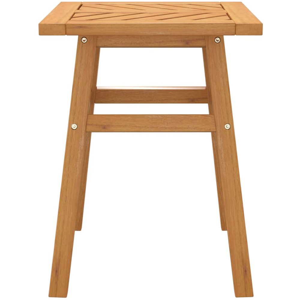 vidaXL Brown Solid Wood Acacia Side Table Image 4