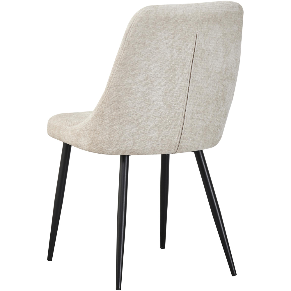 Portland Remi Natural Chenille Dining Chair Image 5