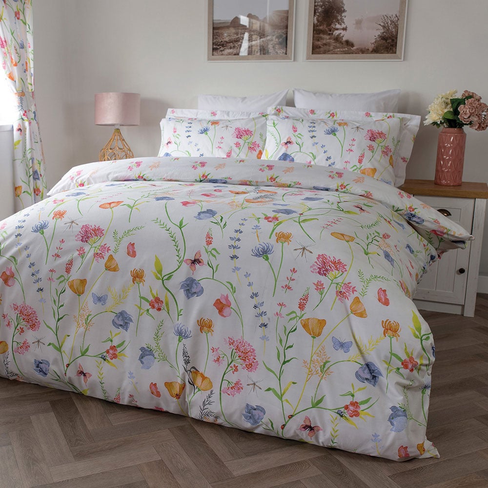 Serene Larissa Single Floral Duvet Set Image 1