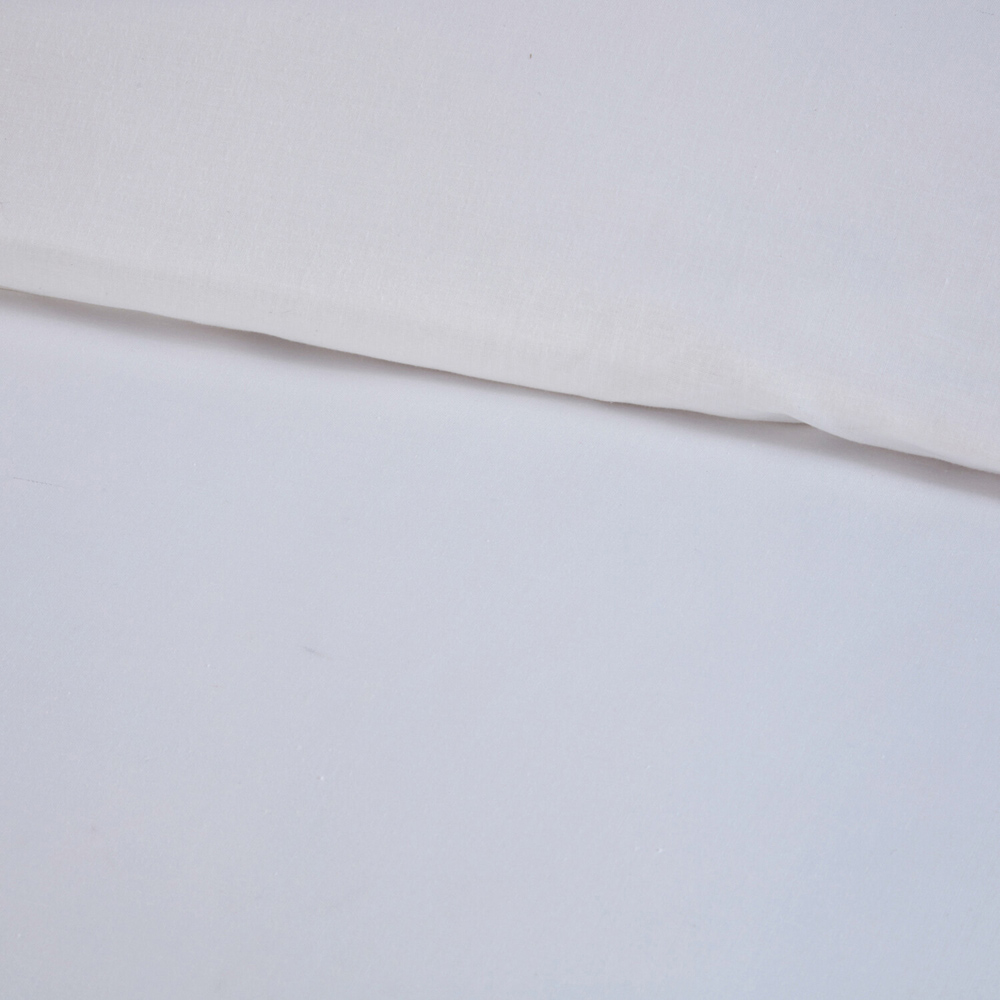 Cotton Duvet Set White Double Image 3