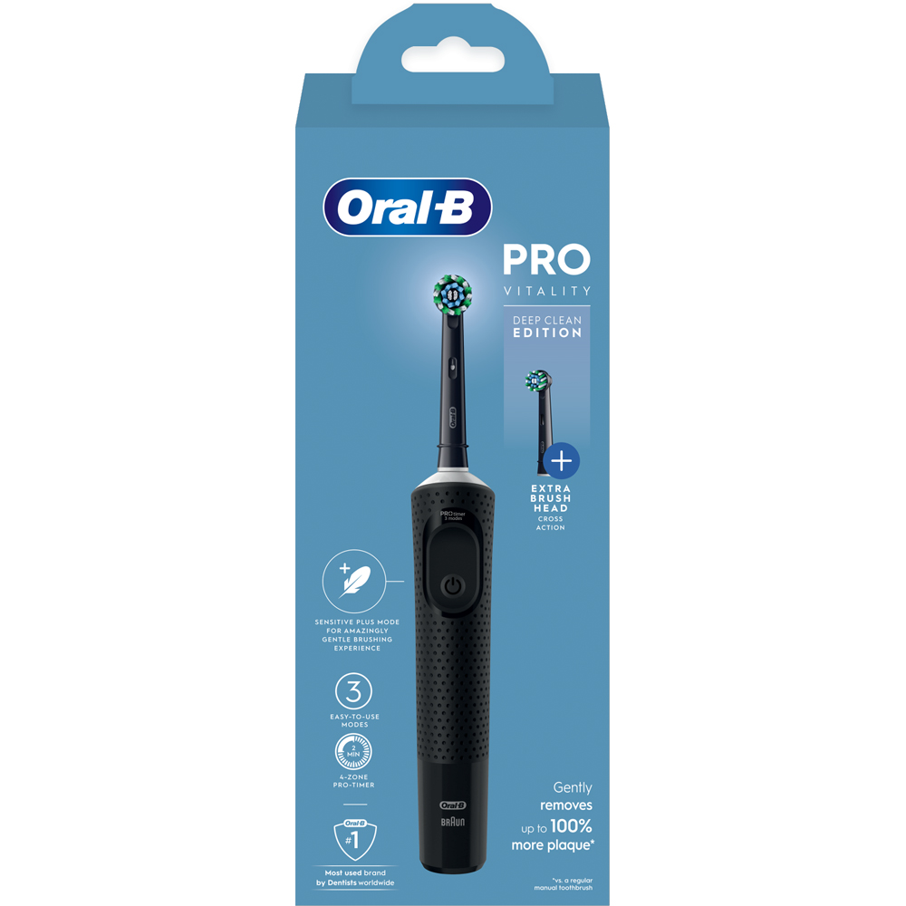 Oral-B Vitality Pro Black Rechargeable Electric Toothbrush Image 4