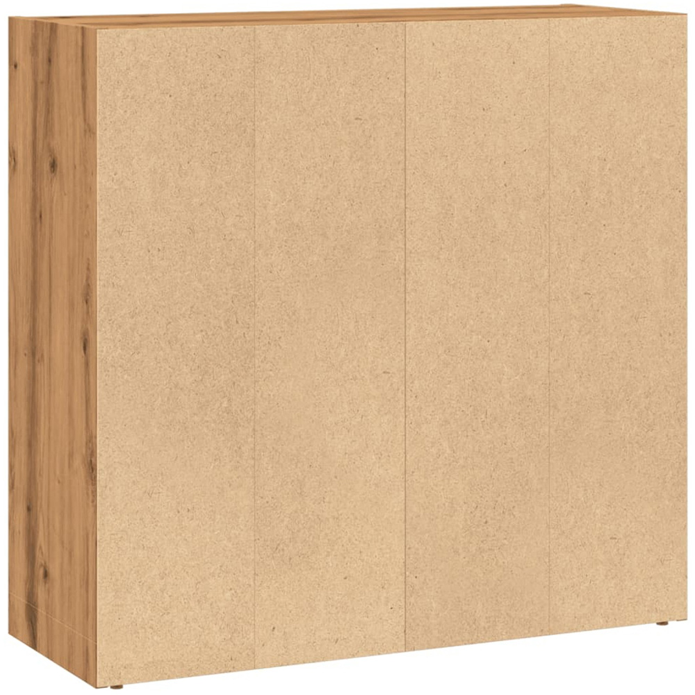 vidaXL 2 Shelf Artisan Oak Small Bookcase Image 5