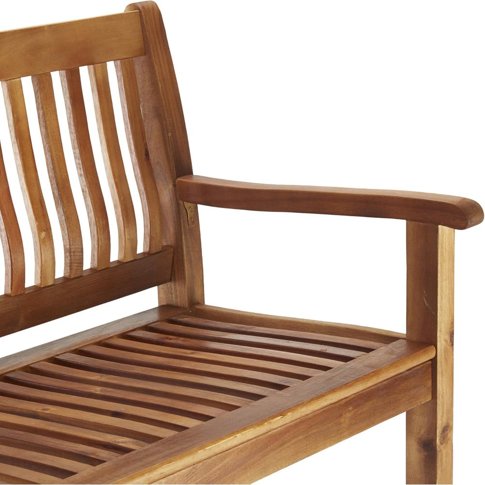 Garden Gear Acacia 3 Seater Rowena Garden Bench Image 3