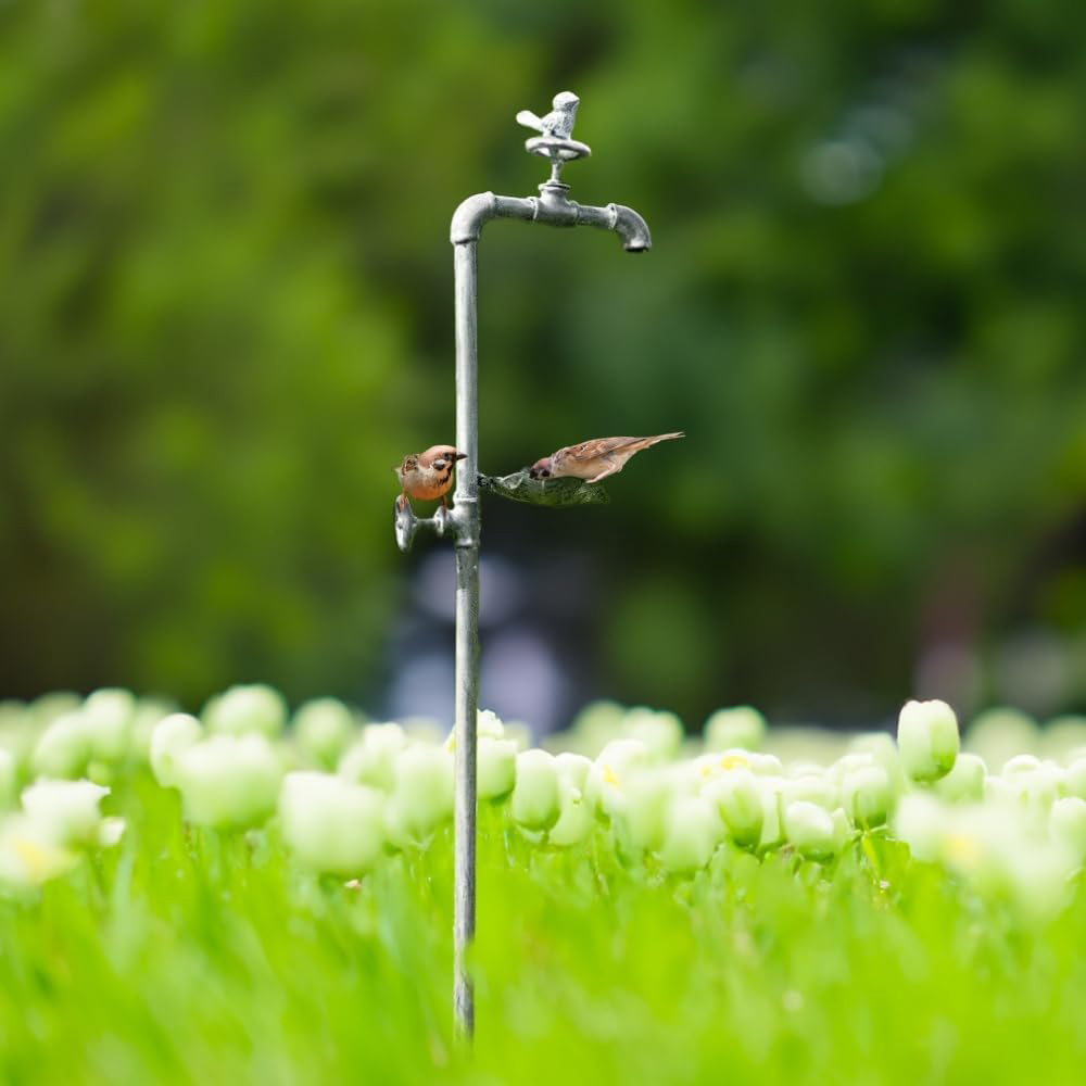 Marco Paul Rustic Tap Bird Bath and Feeder Image 4