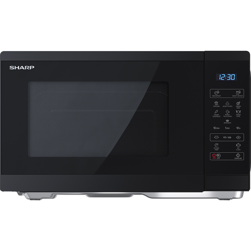Sharp SP2521 Black 25L Solo Electronic Control Microwave Image 4