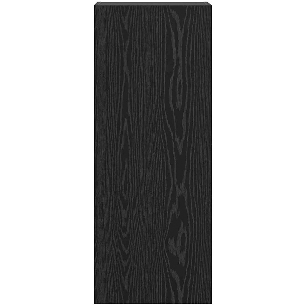 vidaXL Single Door Black Oak Wall-Mounted TV Cabinet Image 6