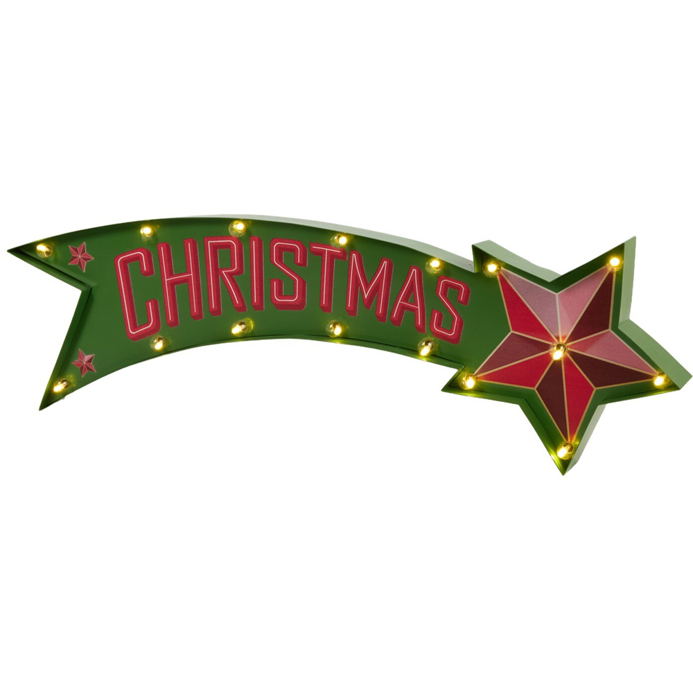 LED Christmas Star Sign Image 1