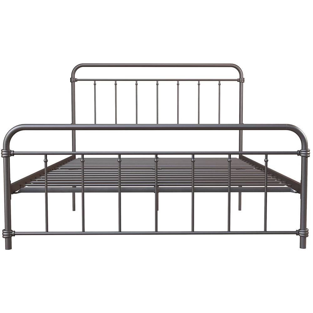 Dorel Wallace King Size Bronze Metal Bed Frame Image 2
